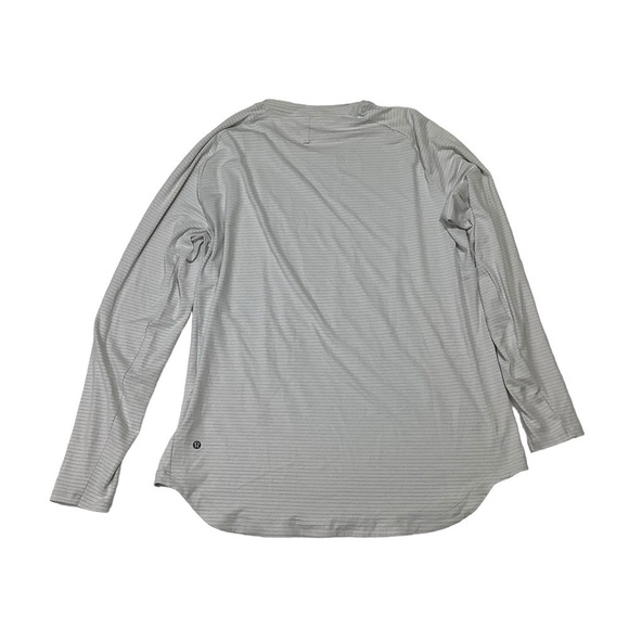 Lululemon Drysense Long Sleeve Sz XXL Heathered Vapor - Picture 4 of 10